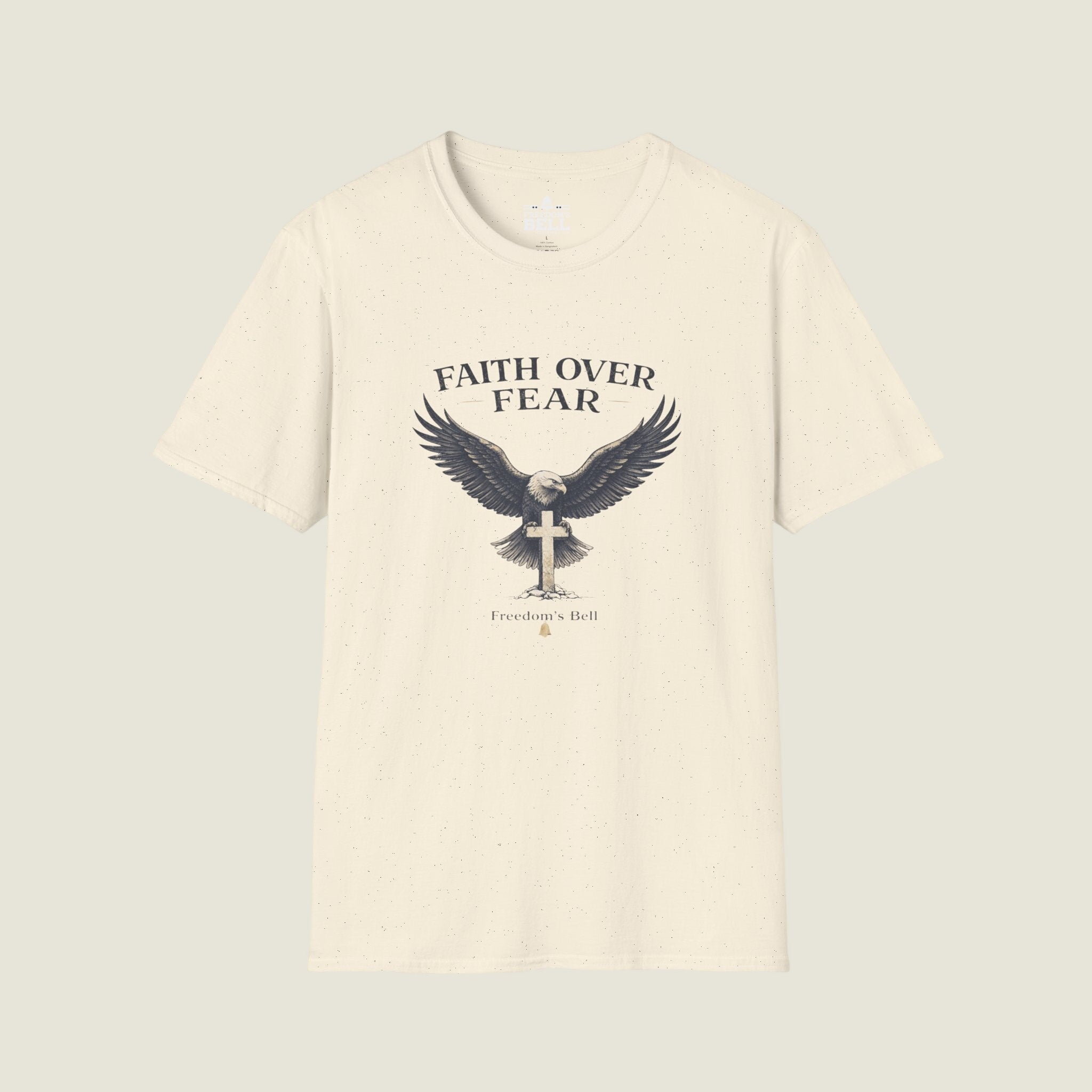 Faith Over Fear T-Shirt - Eagle Cross Christian Design