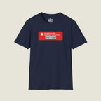 System Alert Patience Depleted - Initiate 1776 Mode Button T-Shirt