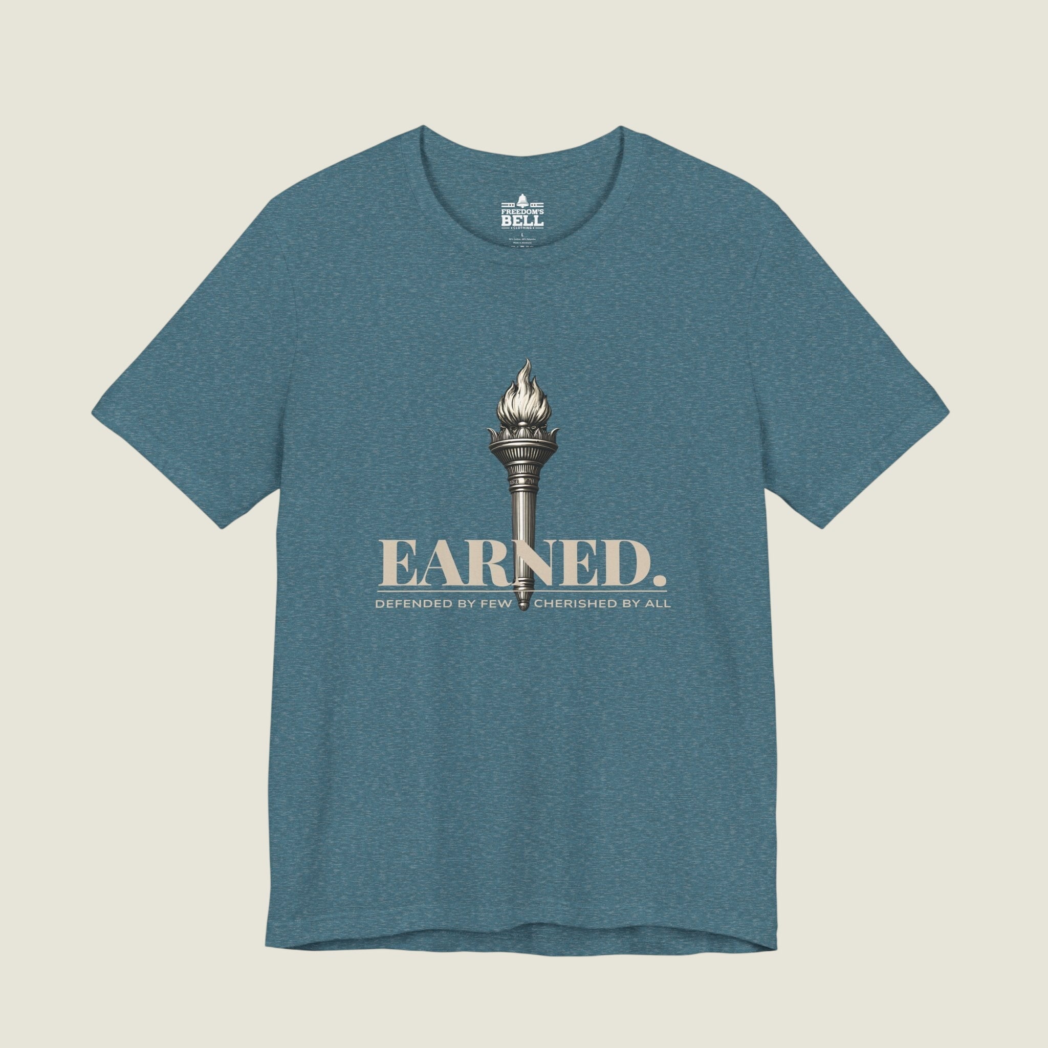 Earned Freedom T-Shirt – Torch of Liberty