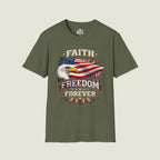 Faith Freedom Forever T-Shirt – Classic Eagle