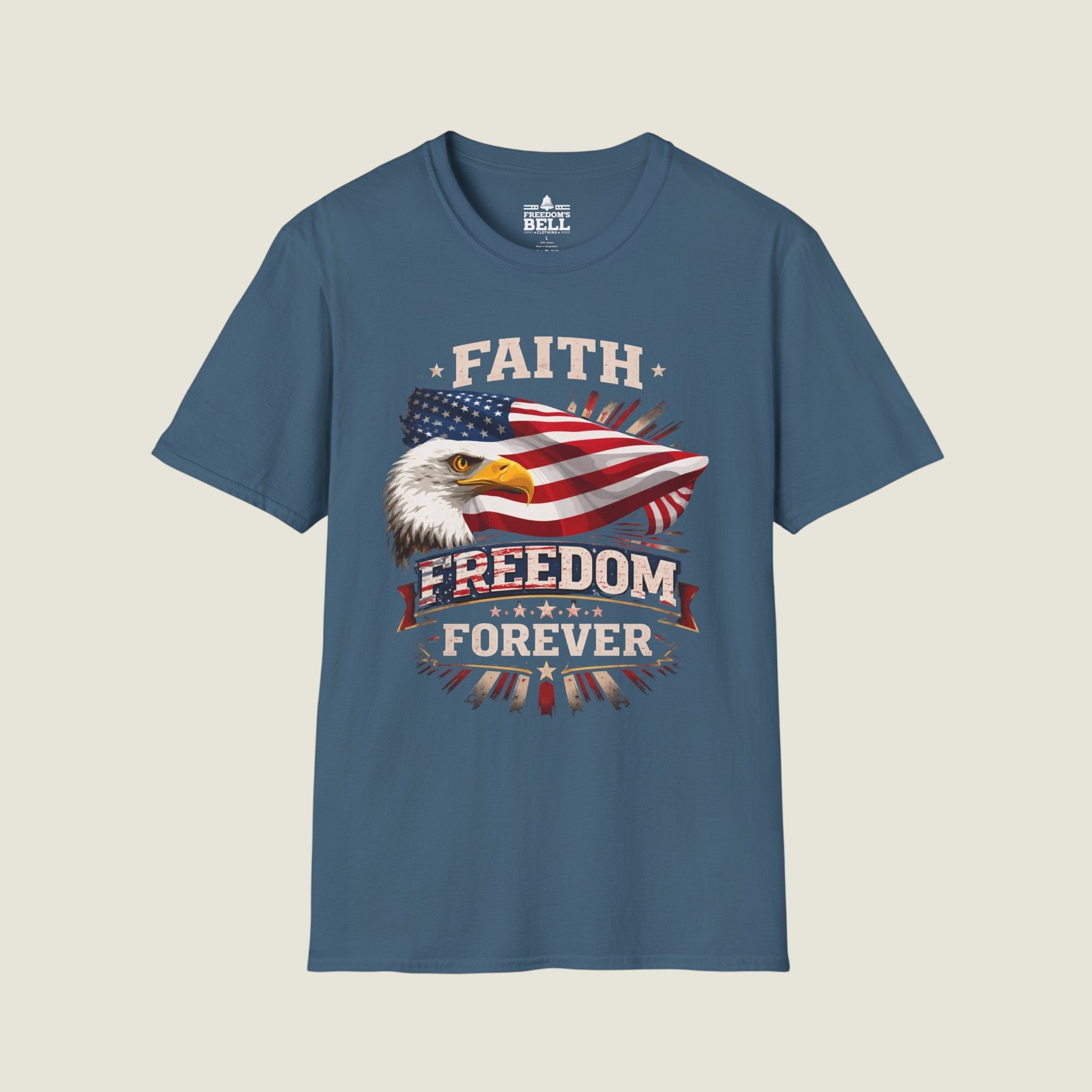 Faith Freedom Forever T-Shirt – Classic Eagle