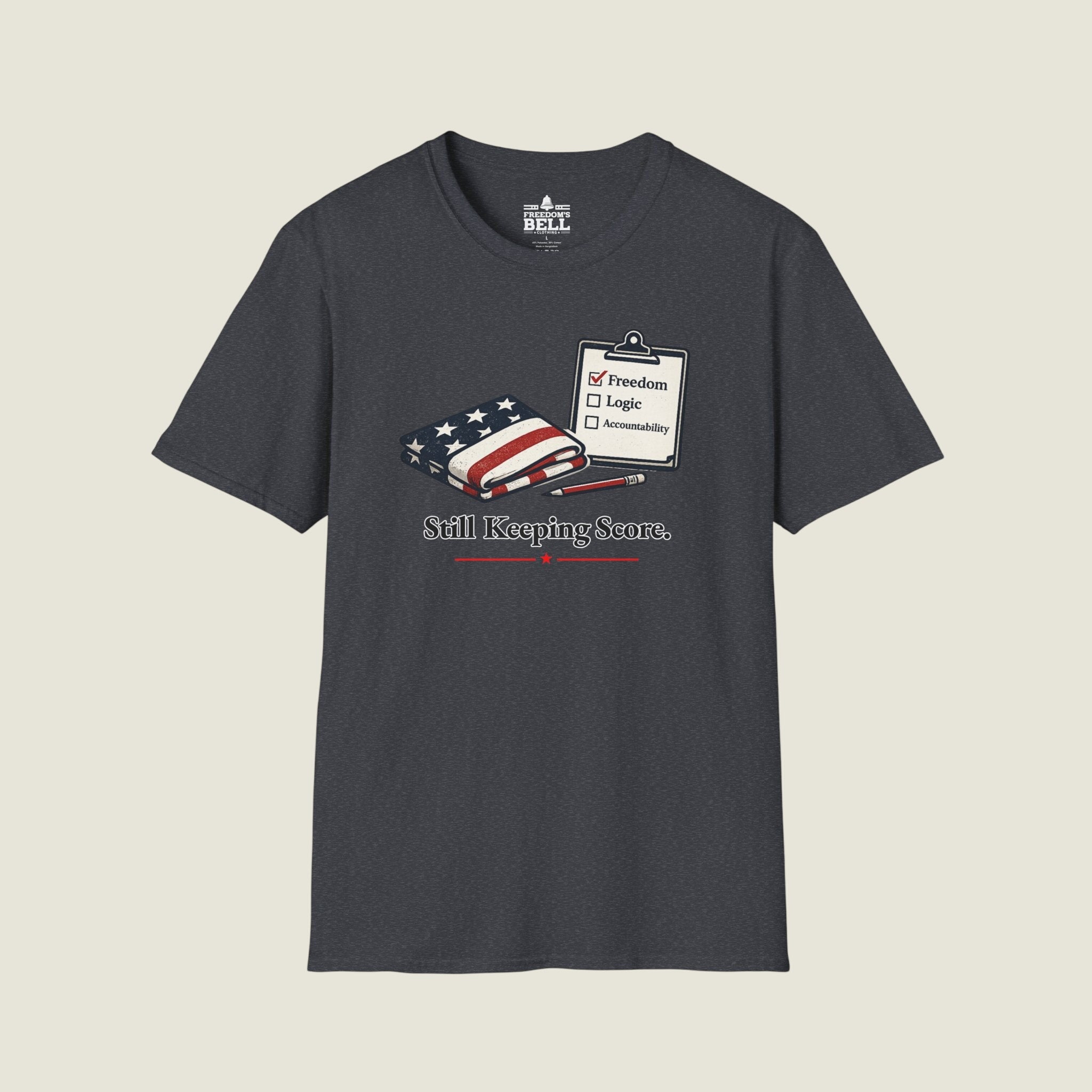 Still Keeping Score - Freedom Logic Accountability Checklist T-Shirt