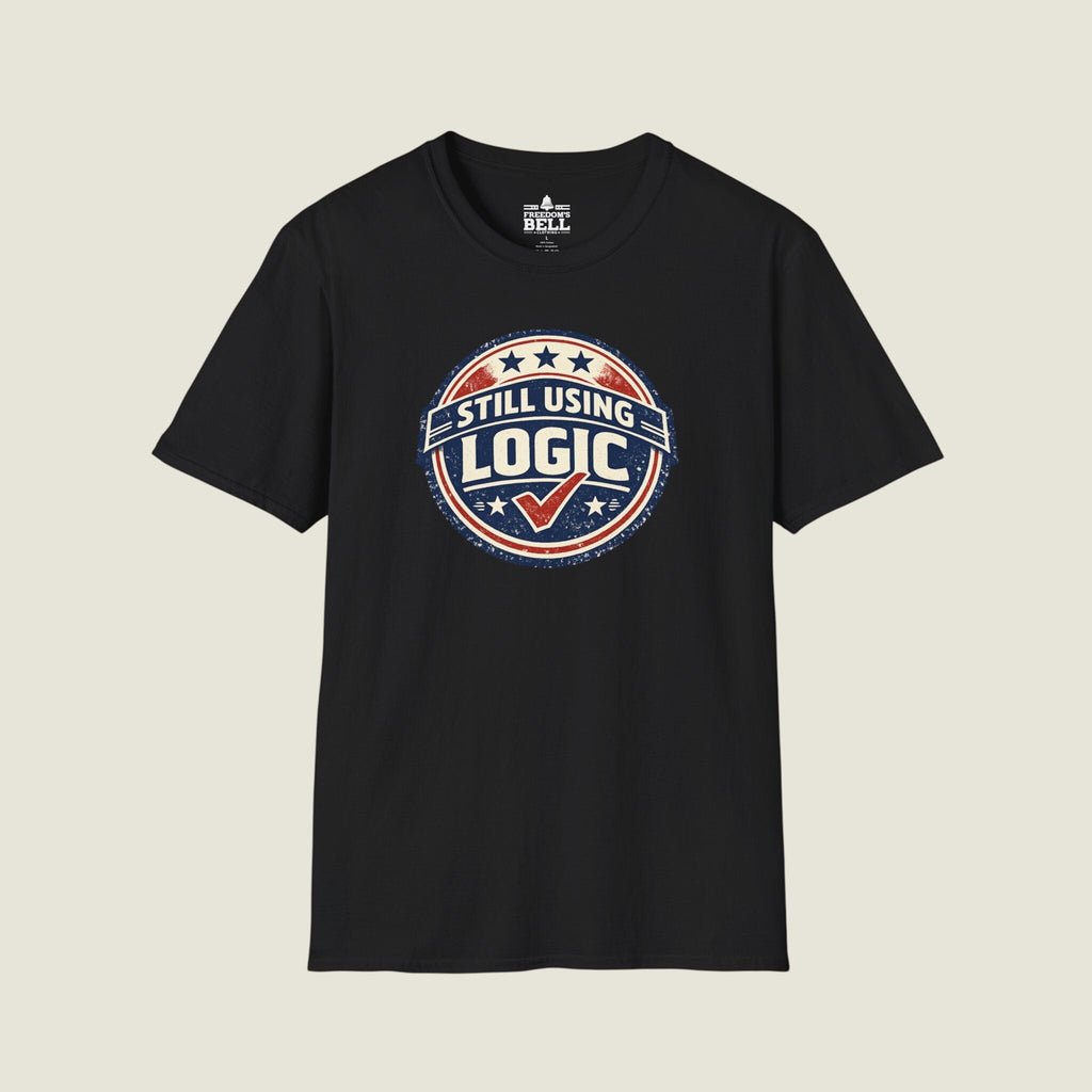 Still Using Logic - Vintage Badge With Checkmark Approved T-Shirt