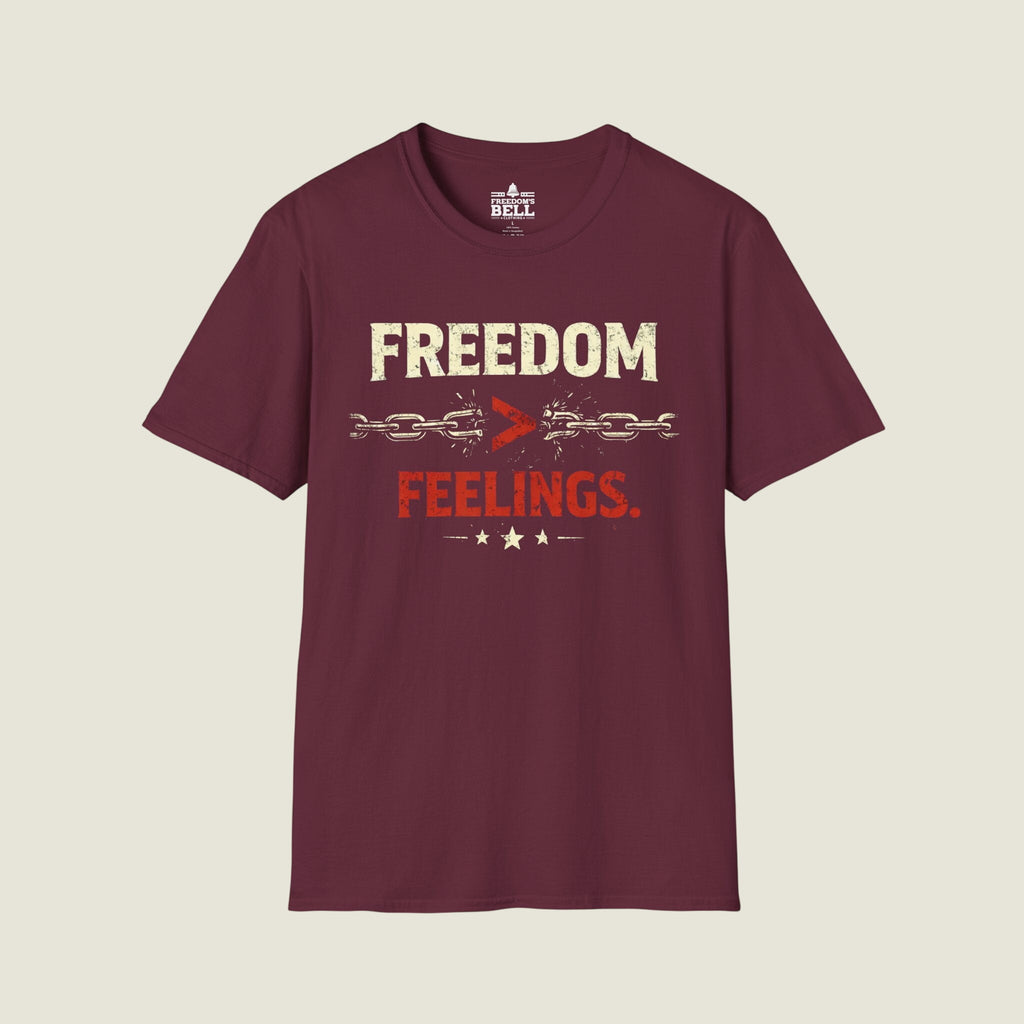 Freedom Over Feelings T-Shirt - Truth Over Emotion org