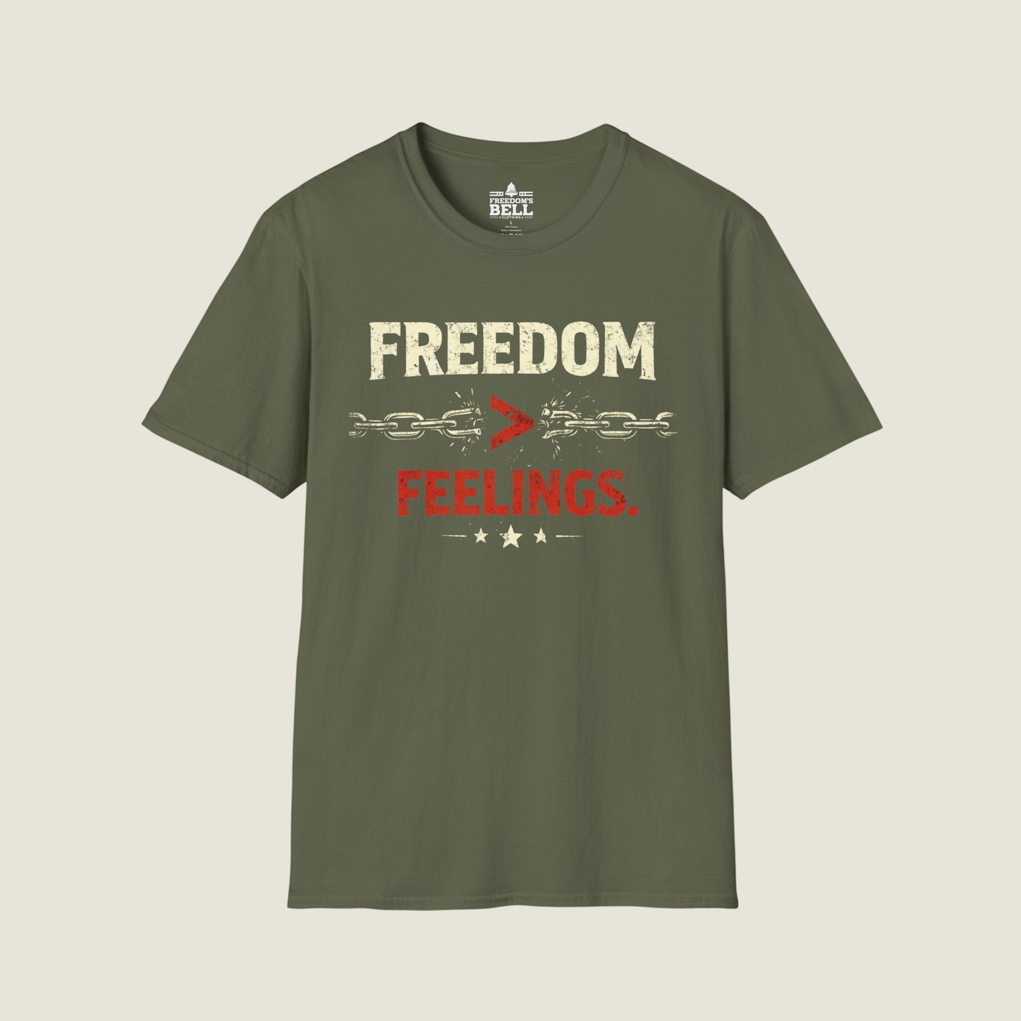 Freedom Over Feelings T-Shirt - Truth Over Emotion org