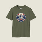 Still Using Logic - Vintage Badge With Checkmark Approved T-Shirt