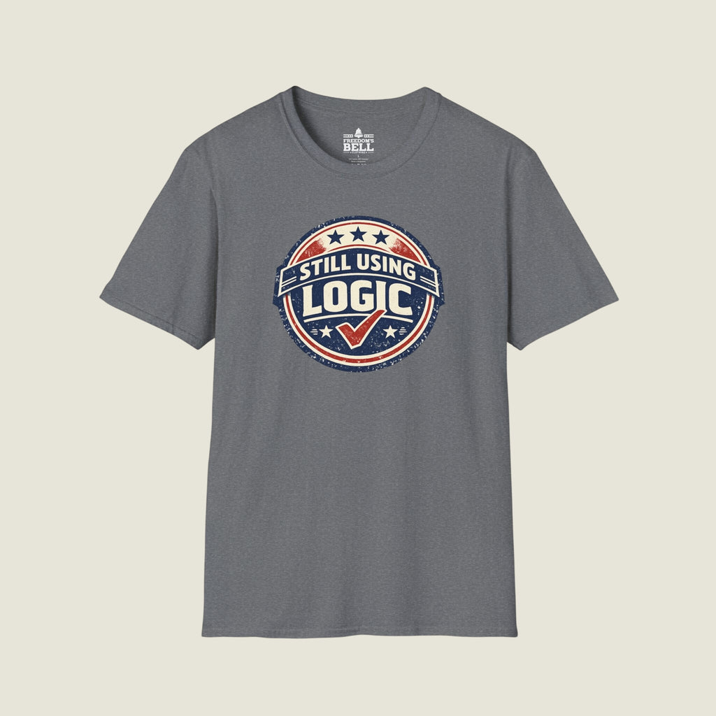 Still Using Logic - Vintage Badge With Checkmark Approved T-Shirt
