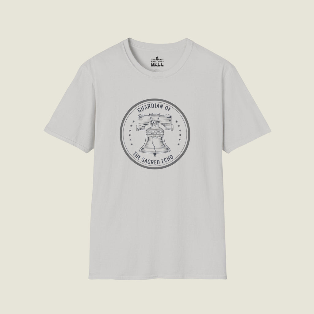 Guardian of the Sacred Echo – Liberty Bell Patriotic T-Shirt