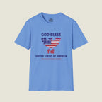 God Bless The USA T-Shirt - Eagle Flag Greatest Country