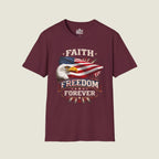 Faith Freedom Forever T-Shirt – Classic Eagle