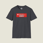 System Alert Patience Depleted - Initiate 1776 Mode Button T-Shirt