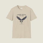 Faith Over Fear T-Shirt - Eagle Cross Christian Design