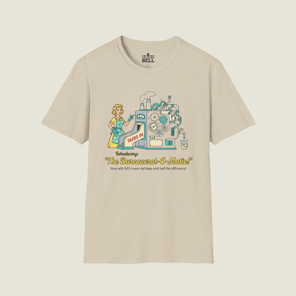 The Bureaucrat-O-Matic - 50% More Red Tape Half Efficiency T-Shirt