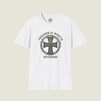 Freedom Is Worth Defending – Warrior Cross Patriotic T-Shirt