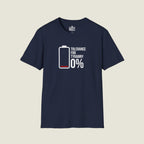 Tolerance For Tyranny 0% - Zero Tolerance Battery Icon T-Shirt
