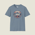 Still Using Logic - Vintage Badge With Checkmark Approved T-Shirt