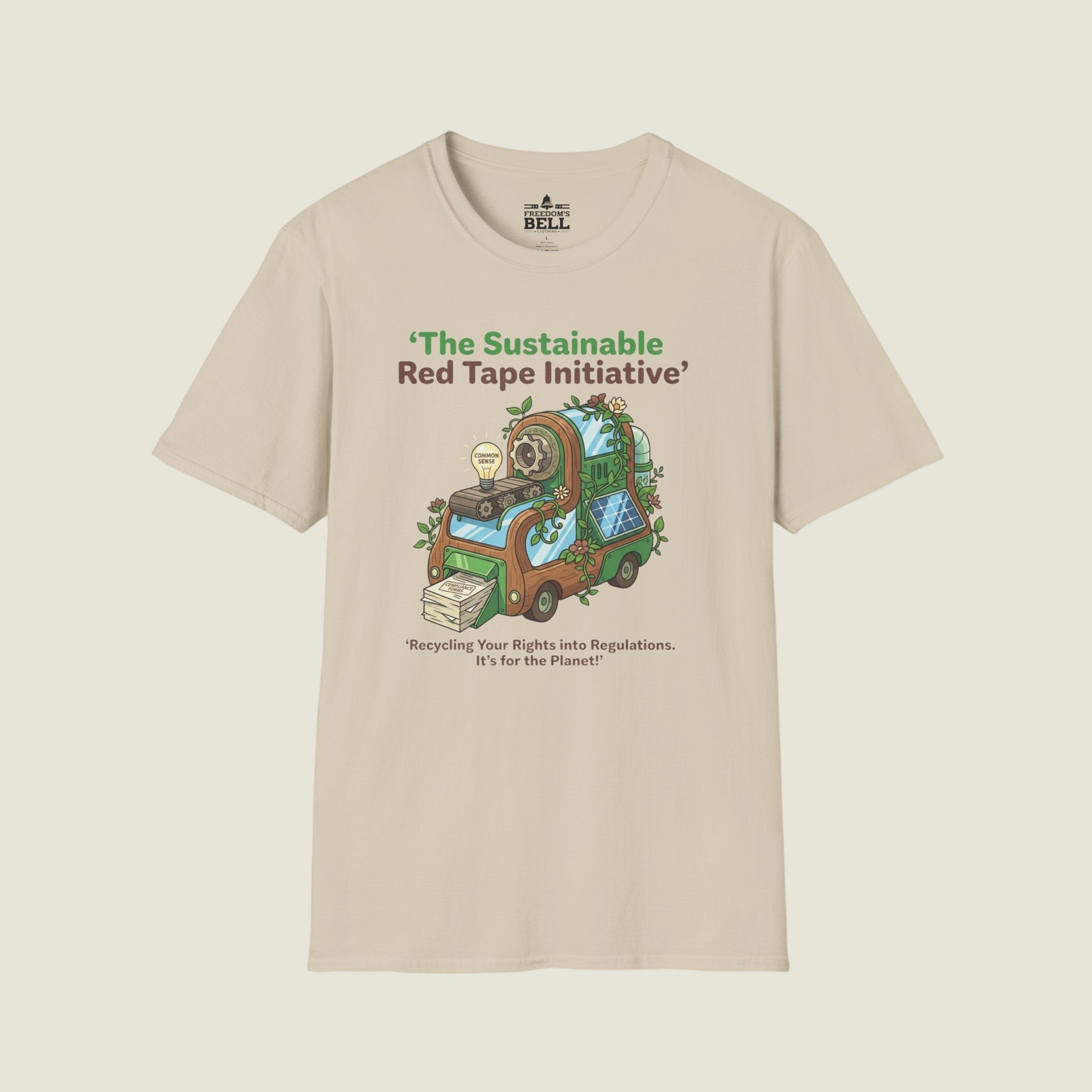 Sustainable Red Tape Initiative - Recycling Rights Humor T-Shirt