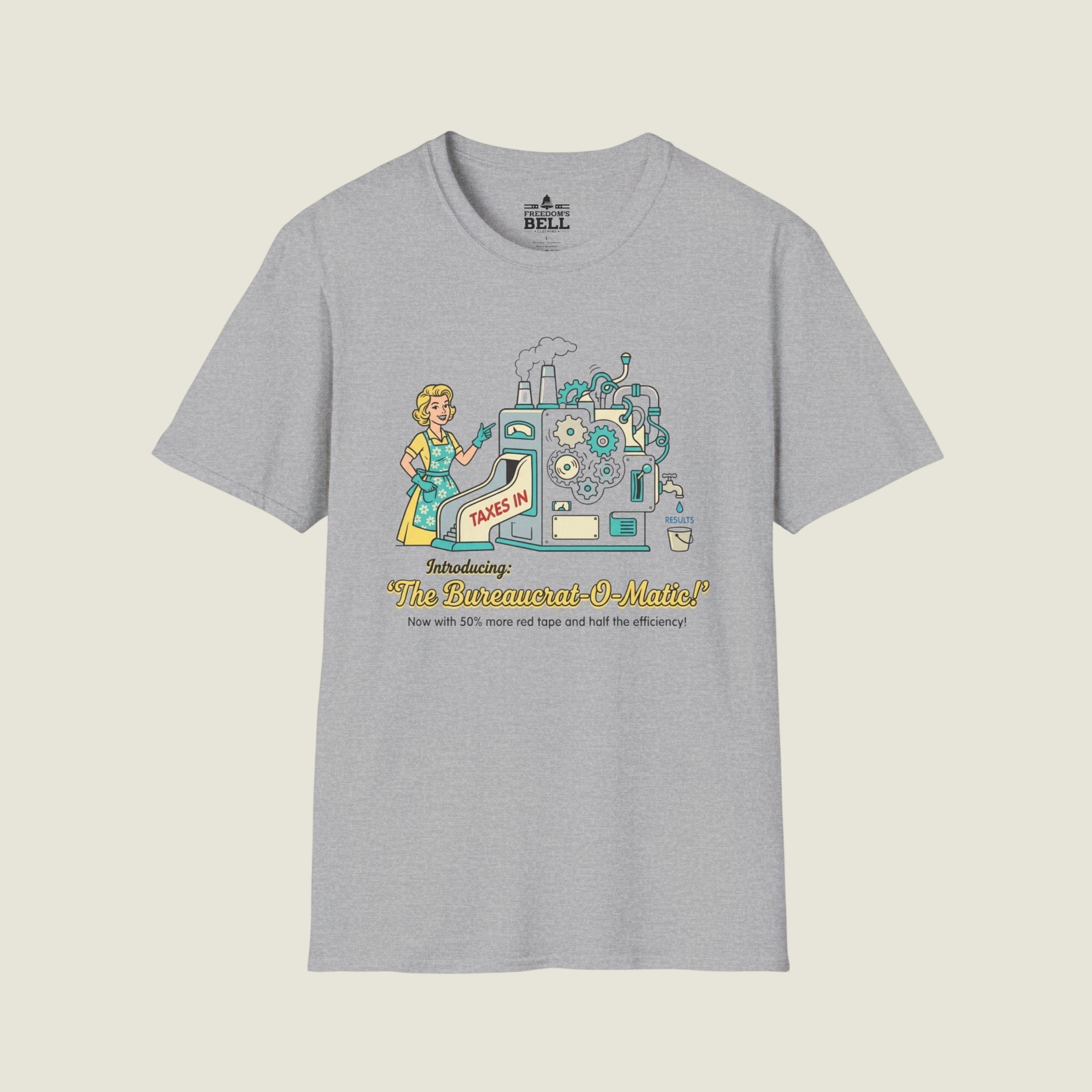 The Bureaucrat-O-Matic - 50% More Red Tape Half Efficiency T-Shirt