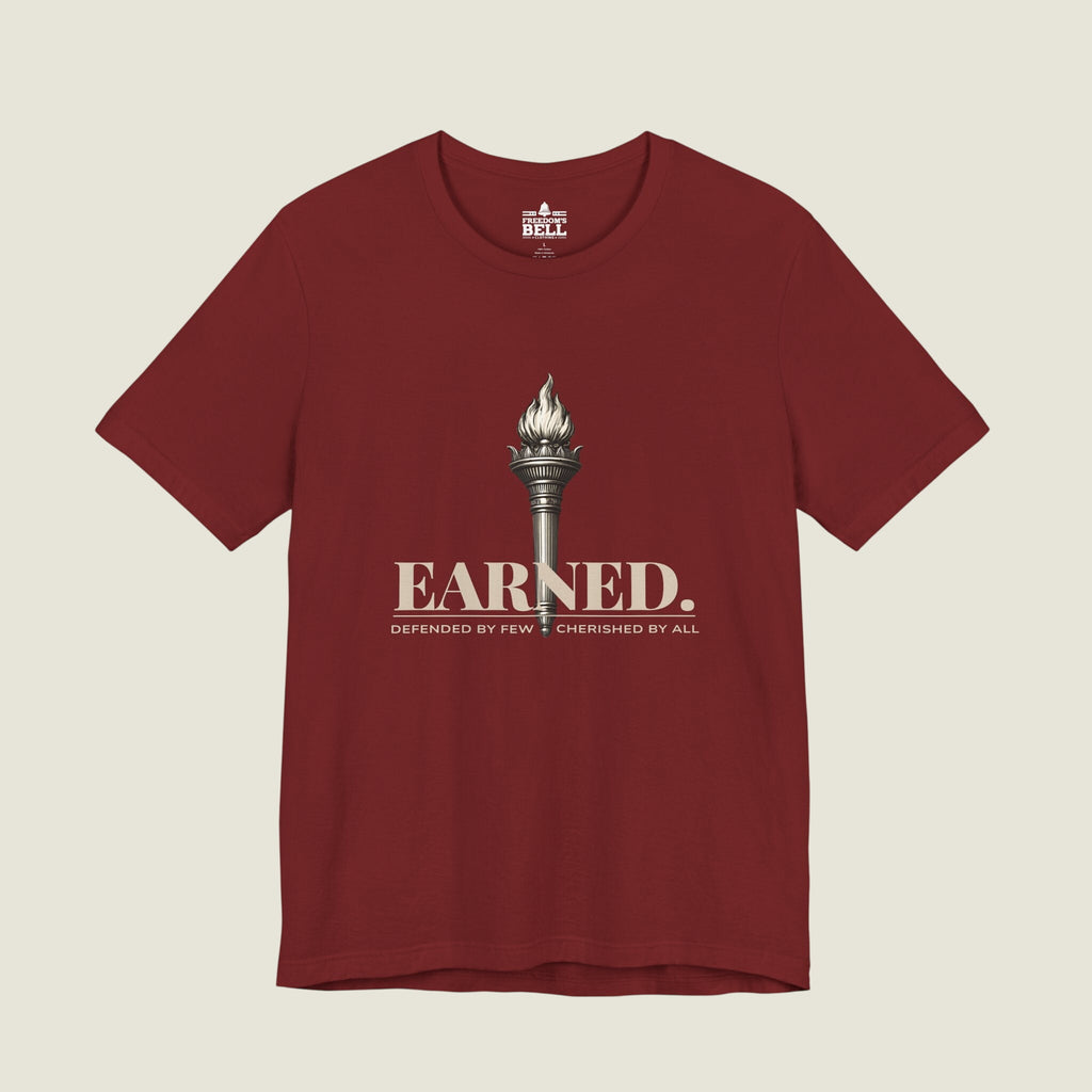 Earned Freedom T-Shirt – Torch of Liberty