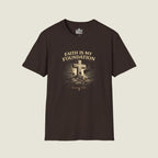 Faith Is My Foundation T-Shirt | Bold Stone Cross