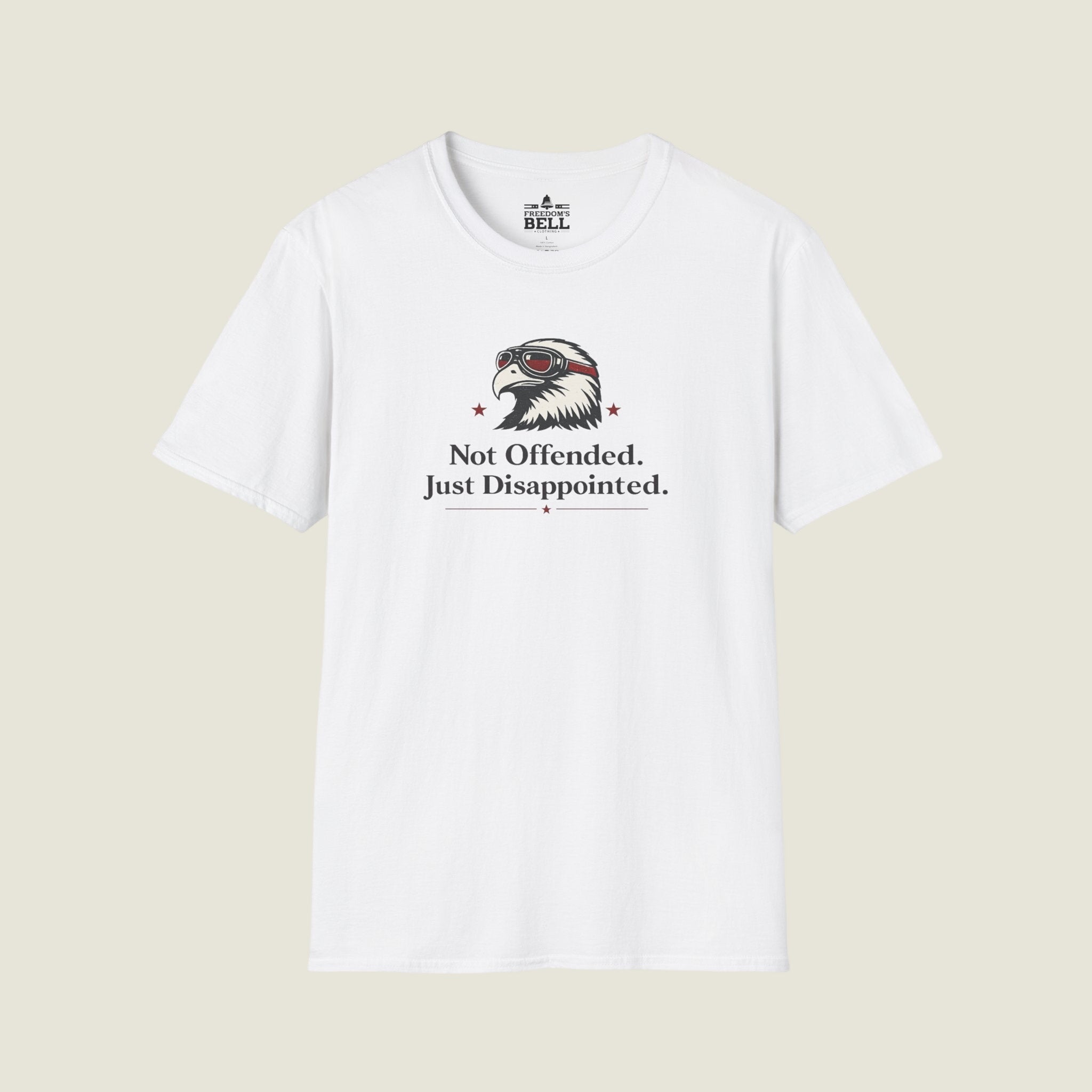 Not Offended Just Disappointed - Eagle Aviator Sunglasses T-Shirt