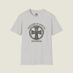 Freedom Is Worth Defending – Warrior Cross Patriotic T-Shirt