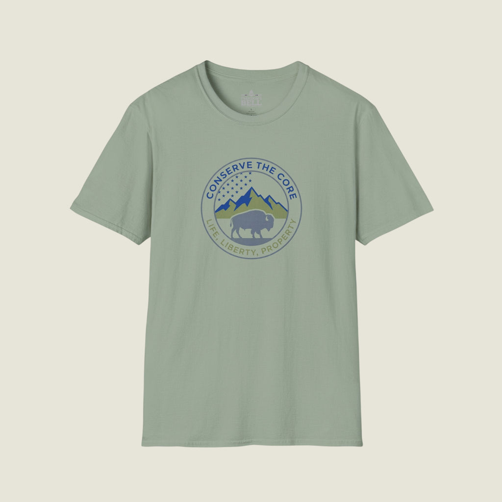 Conserve the Core – Life Liberty Property Patriot T-Shirt