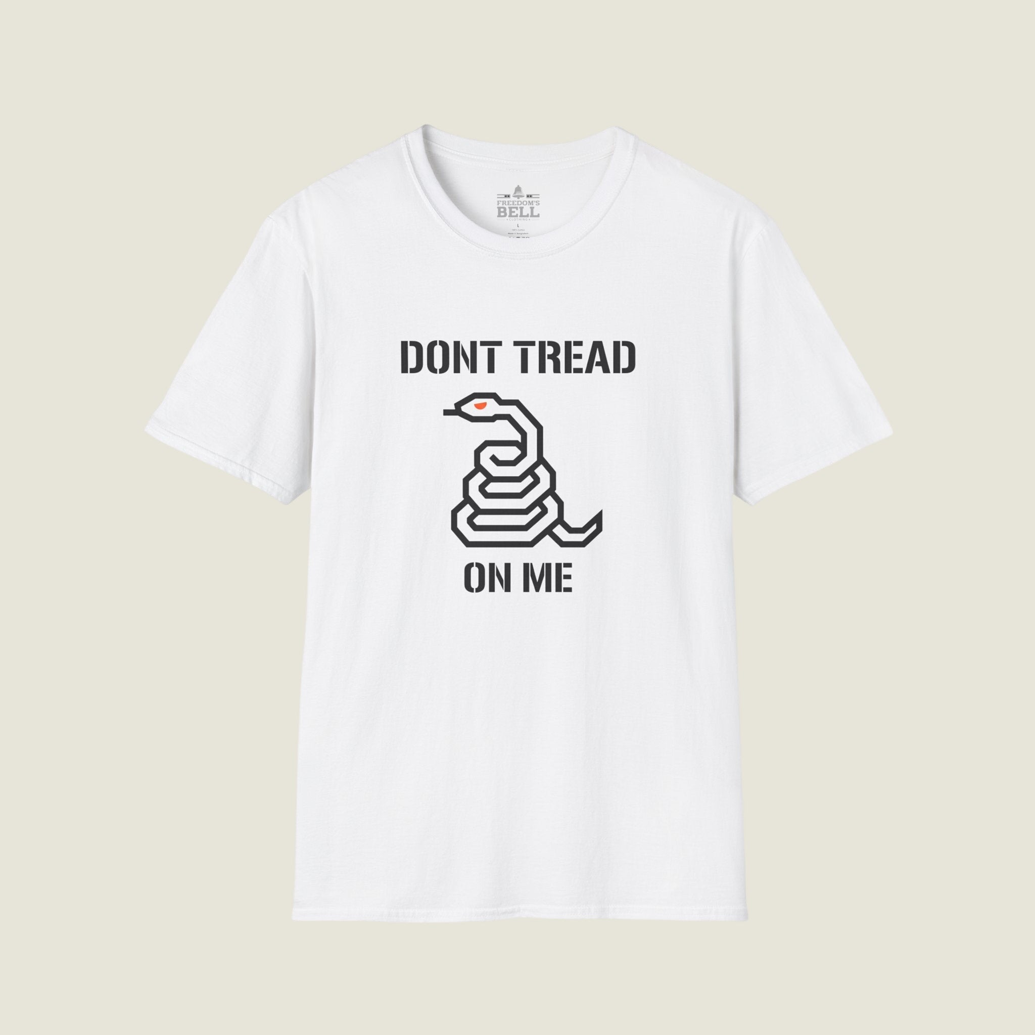 Don't Tread On Me Modern T-Shirt - Geometric Gadsden