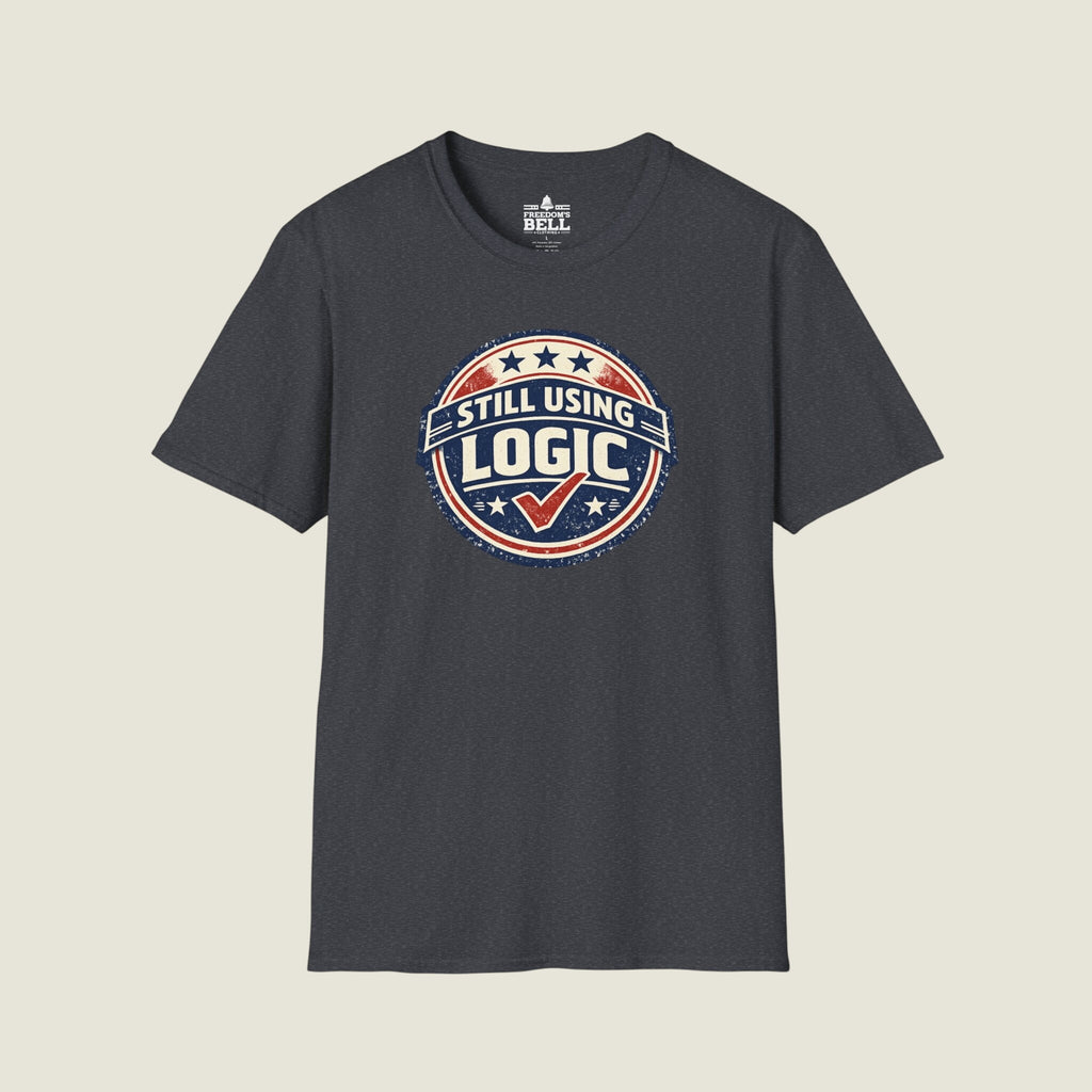 Still Using Logic - Vintage Badge With Checkmark Approved T-Shirt